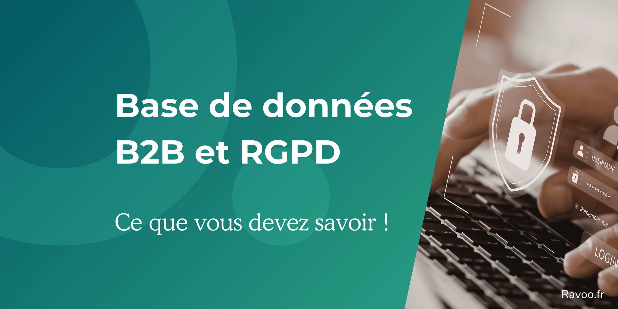 Base de données B2B et RGPD