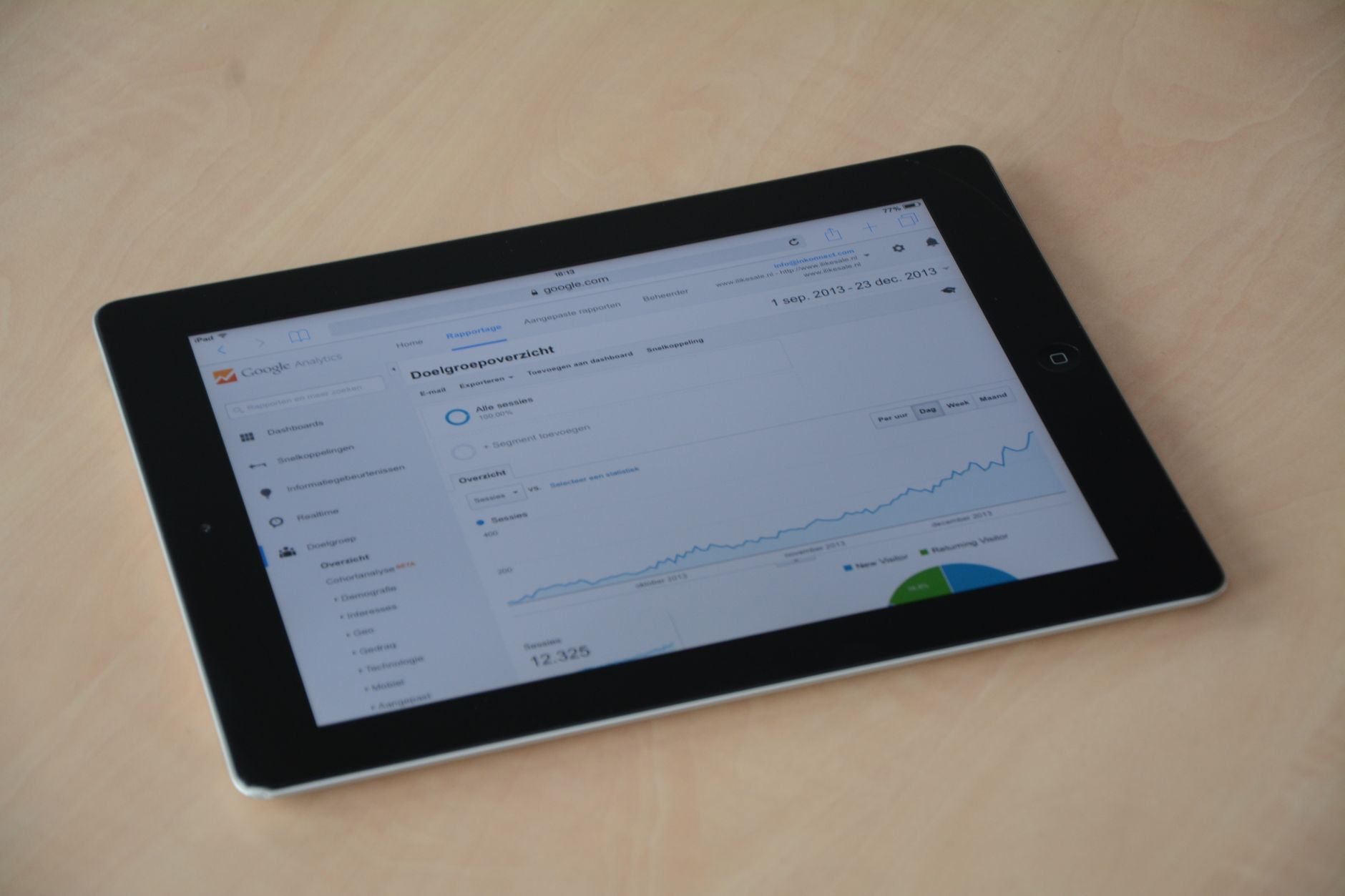 Illustration de Google Analytics 4 pour débutants montrant des graphiques de trafic web pour les PME