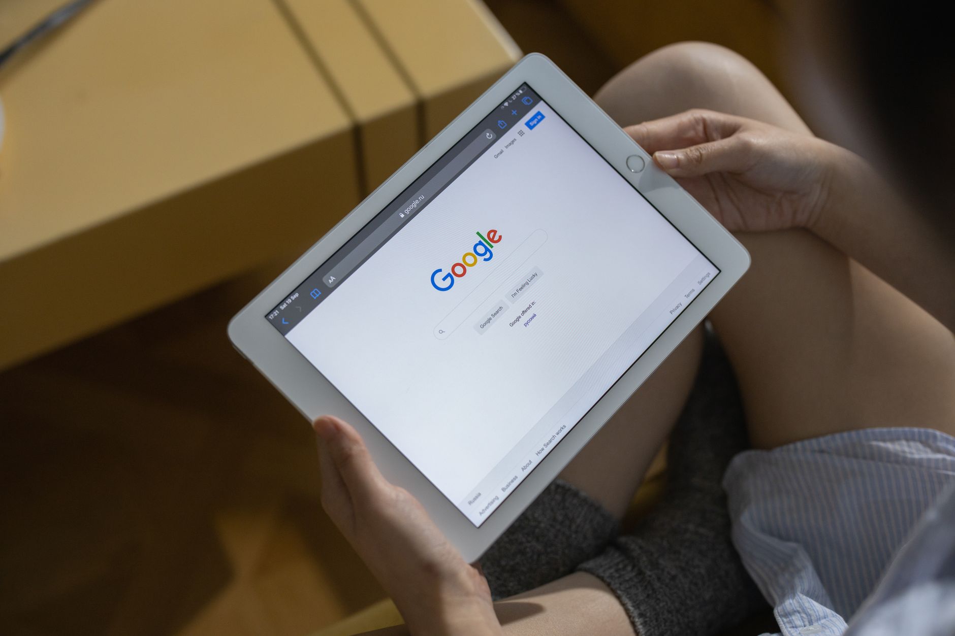 Ordinateur affichant une interface de gestion de campagne Google Ads pour les petites entreprises