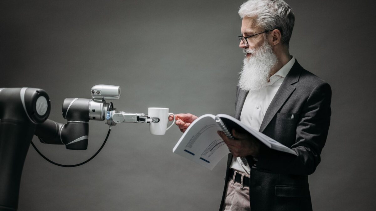 Illustration d'une PME explorant l'adoption de l'intelligence artificielle pour améliorer ses processus et sa compétitivité
