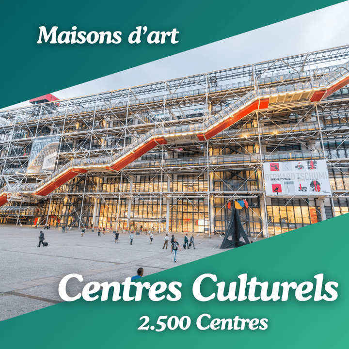 Base Centres culturels et maisons des arts