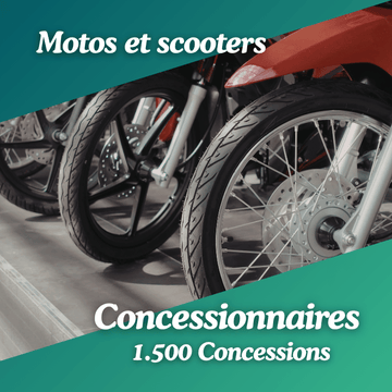 Base de données Concessionnaires de motos et scooters