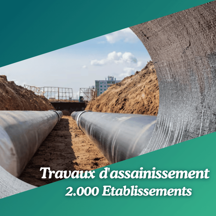 Base de données de travaux d'assainissement 