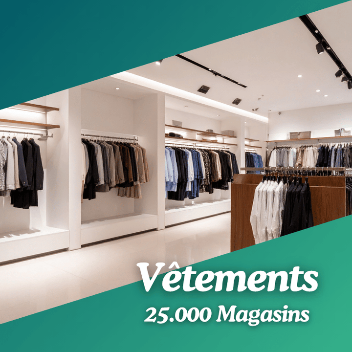 Base de données Magasins de vêtements