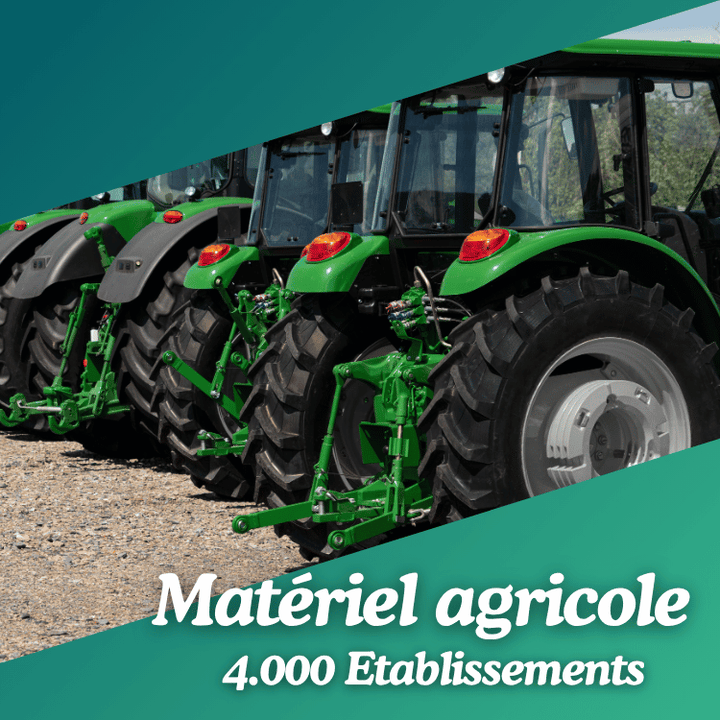 Base de donnée de Fournisseurs de Matériel agricole