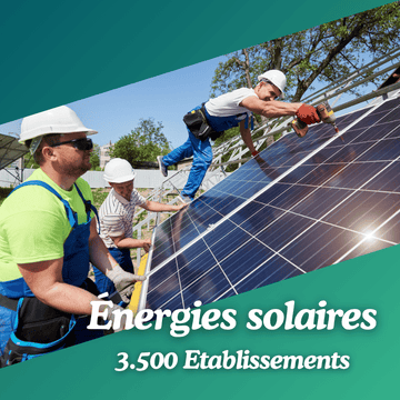 Base de professionnels en Énergies solaires