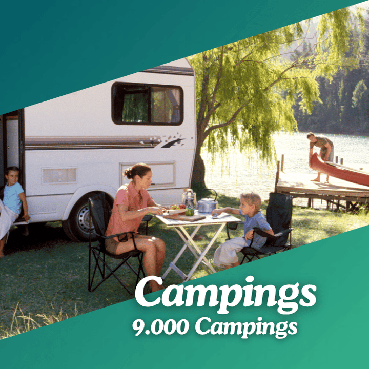 la liste des Campings en France