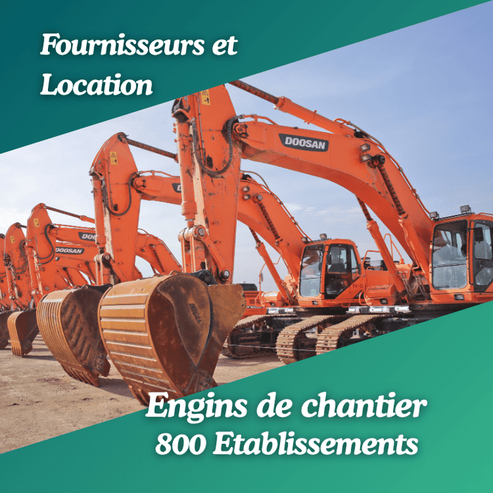 Liste des Fournisseurs et Loueurs d'engins de Chantiers 