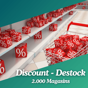 Magasins de discount, déstockage et articles dégriffés
