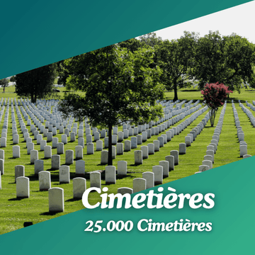 La base des Cimetières sur tout le territoire français 