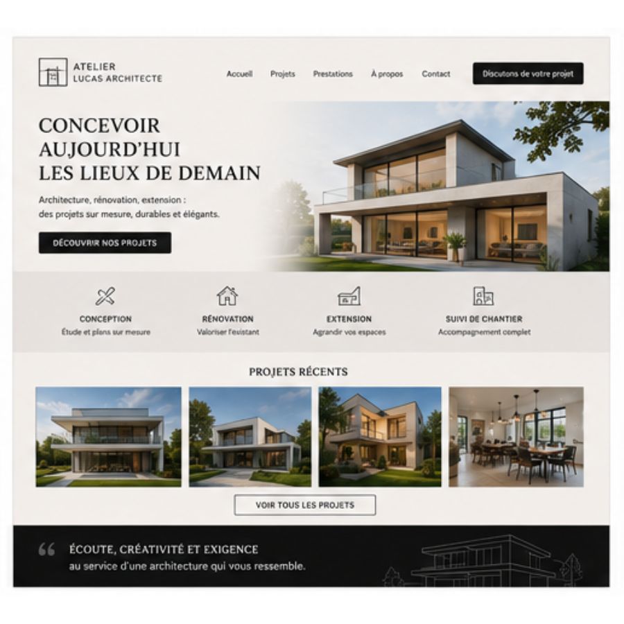 Prospects architecte